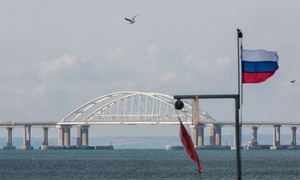 image for Traffic shut down on Crimean Bridge amid reports of explosions