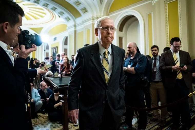 image for Mitch McConnell is the arsonist who set America on fire and ran away