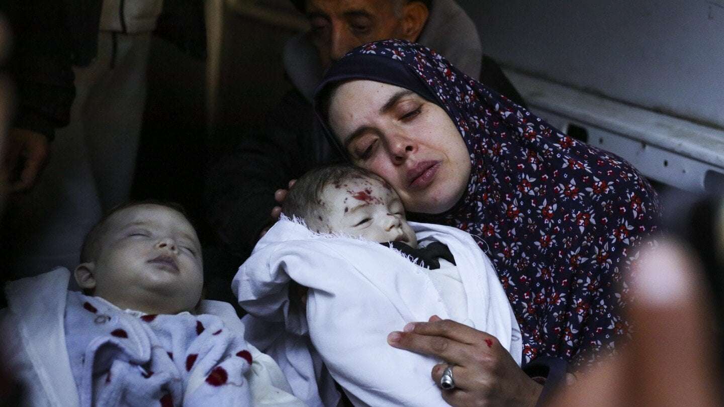 image for After 10 years of trying, a Palestinian woman had twins. An Israeli strike killed them both