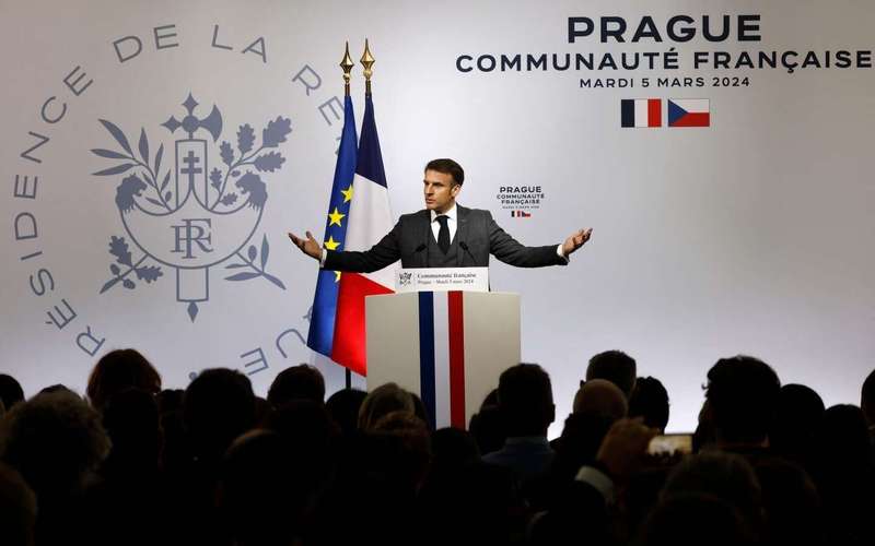 image for Macron urges Ukraine's allies not to be 'cowardly'