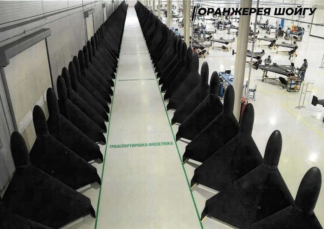 image for Russian Video Appears To Show Mass Production Of Shahed Attack Drones