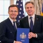 image for Sweden officially joins NATO, becoming alliance’s 32nd member.
