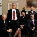 image for George W. Bush and his inner circle, photographed on December 2001