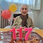 image for Happy birthday to Maria Branyas Morera who celebrates her 117th birthday.  She now the oldest person