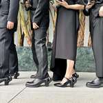 image for The shoes the Godzilla Minus One crew were wearing at the Oscars