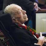 image for Former U.S President Jimmy Carter at his wife’s funeral in November 2023