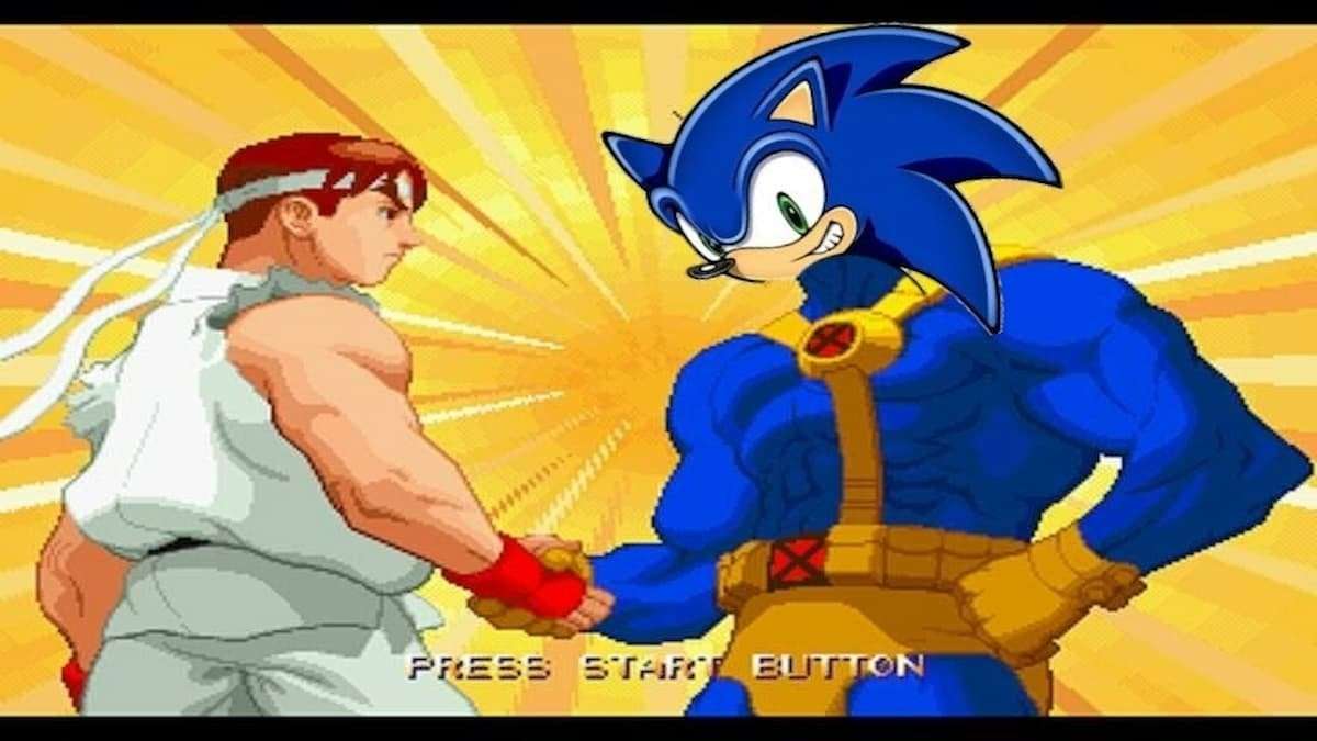 image for Sonic Artist Begins Teasing Sega vs Capcom
