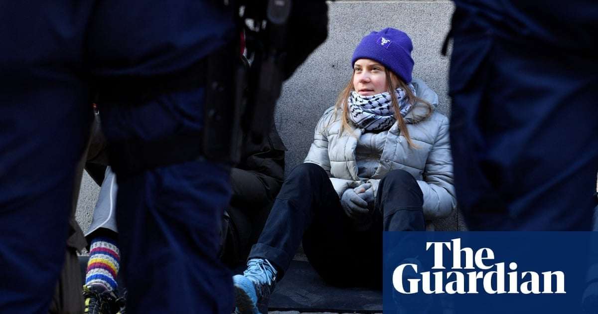 image for Swedish police forcibly remove Greta Thunberg from parliament entrance