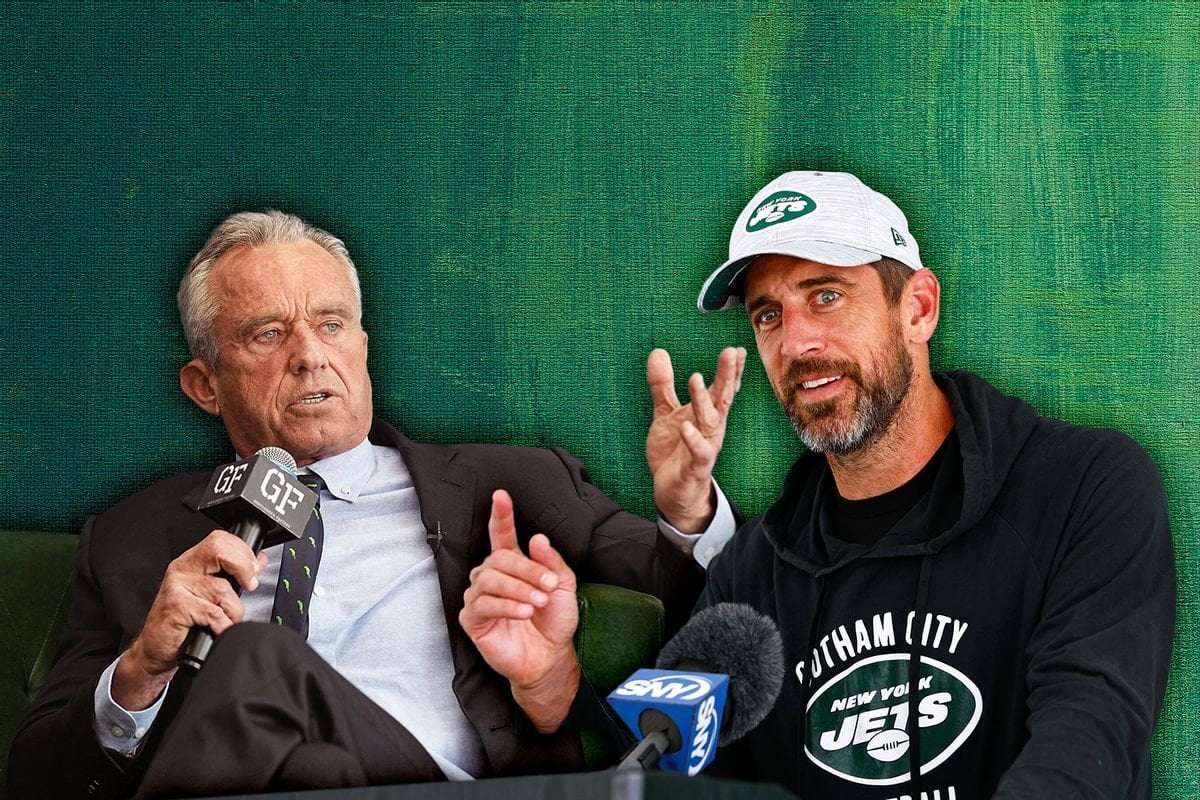 image for RFK Jr. and Aaron Rodgers: How con artists exploit male insecurity for political gain