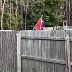 image for My neighbor moved her confederate flag a little too close to our fence line