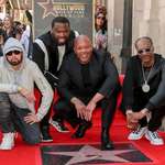 image for Dr. Dre received his star on the Hollywood Walk of Fame today!