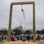 image for Gallows put at Capitol Building on Jan. 6th at 6 a.m. Trump began his speech at noon, 2+ miles away