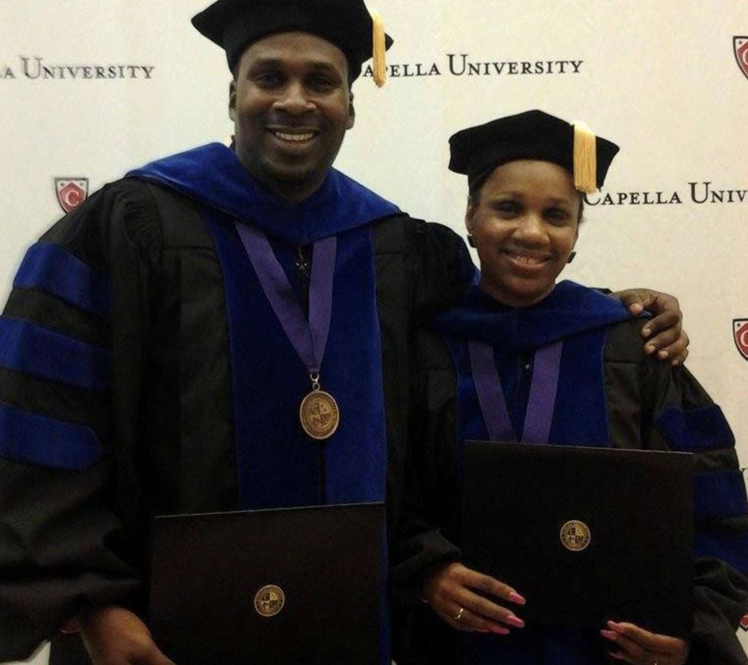 image for Woman Overcomes Teenage Pregnancy at 13 and Gets Her PhD The Same Day As Her Son