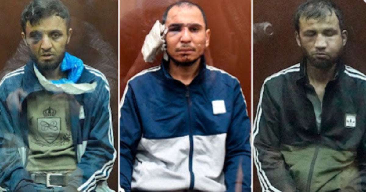 image for Three Moscow terror attack suspects plead guilty after 'being tortured'