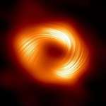 image for The first polarized image of our galaxy's supermassive black hole, Sagittarius A*, has been released