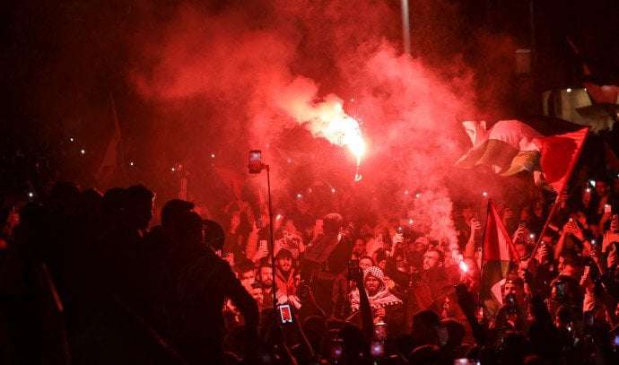 image for Pro-Hamas riots erupt in Jordan causing inner divisions to resurface