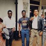 image for Barack Obama in Kenya in 1987.