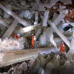 image for Cave of giant crystals located  980ft underground in Naica, Chihuahua, Mexico.