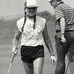 image for Willie Nelson playing golf