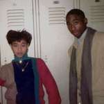 image for Tupac in high school before he got into rap. Oh and with Jada Pinkett Smith