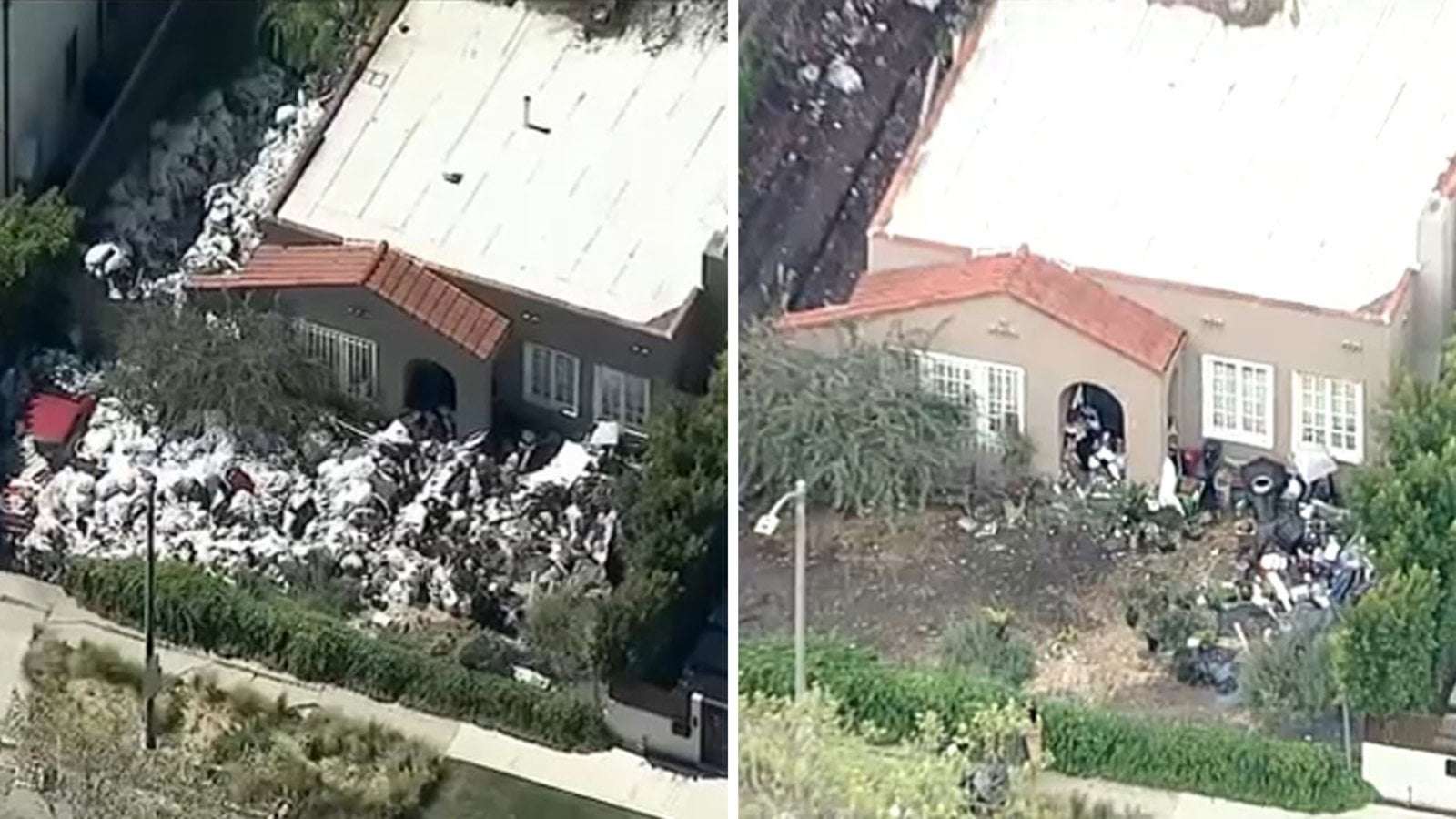 image for More than 7 tons of trash removed from Fairfax District home so far, city says