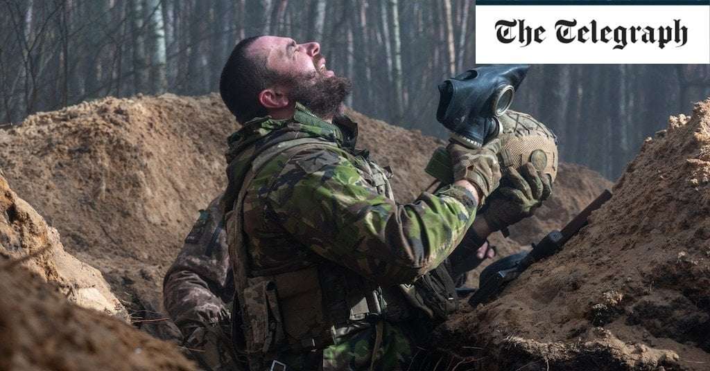 image for Russia carrying out illegal chemical attacks on Ukrainian soldiers