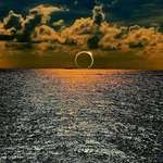 image for Solar Eclipse Over the South Pacific Ocean.