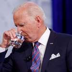 image for Biden drinking water