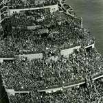 image for The Ship Queen Elizabeth Arrives At The Port Of New York. On Board Are Soldiers Returning From WWII