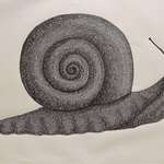 image for This is Jeremy the snail. I drew him using nothing but circles and a pen.