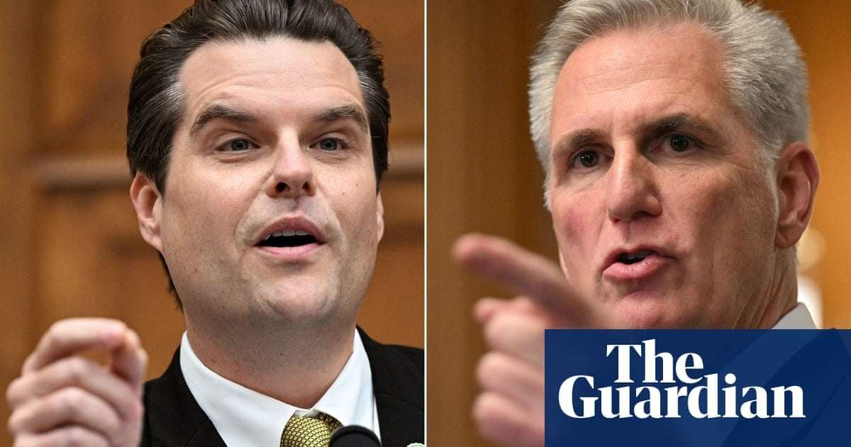 image for McCarthy says Gaetz ousted him to stop ethics complaint over sex scandal