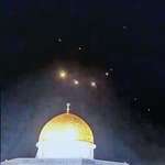 image for Iranian cruise missles flying over Al Aqsa and Dome of the Rock