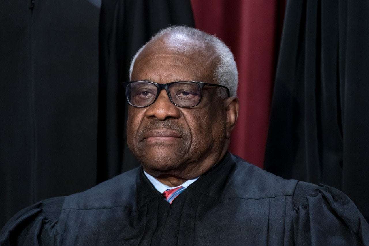 image for Justice Thomas misses Supreme Court session Monday with no explanation
