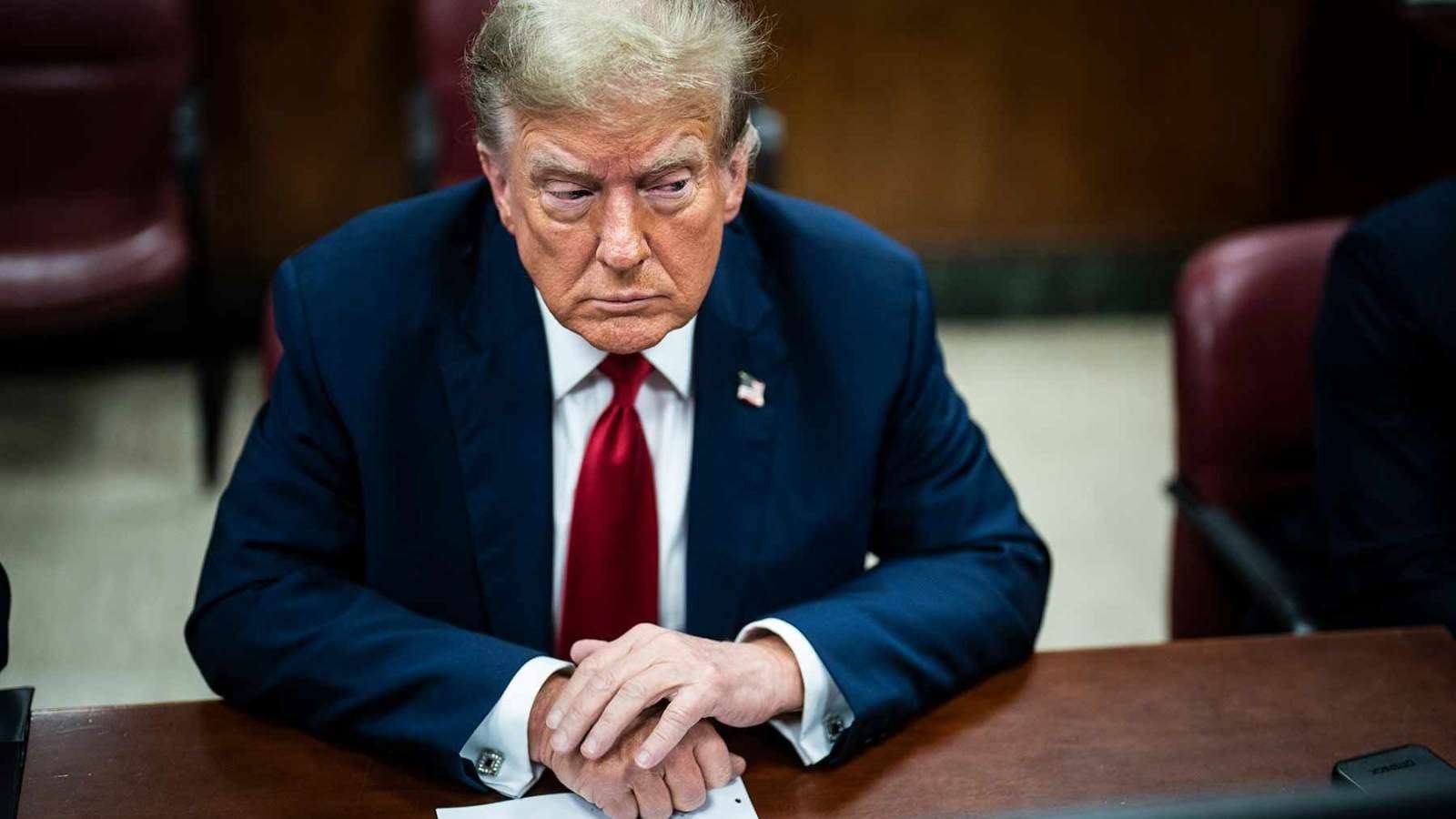image for Trump Reportedly Nods Off While Attending First Day of Criminal Trial