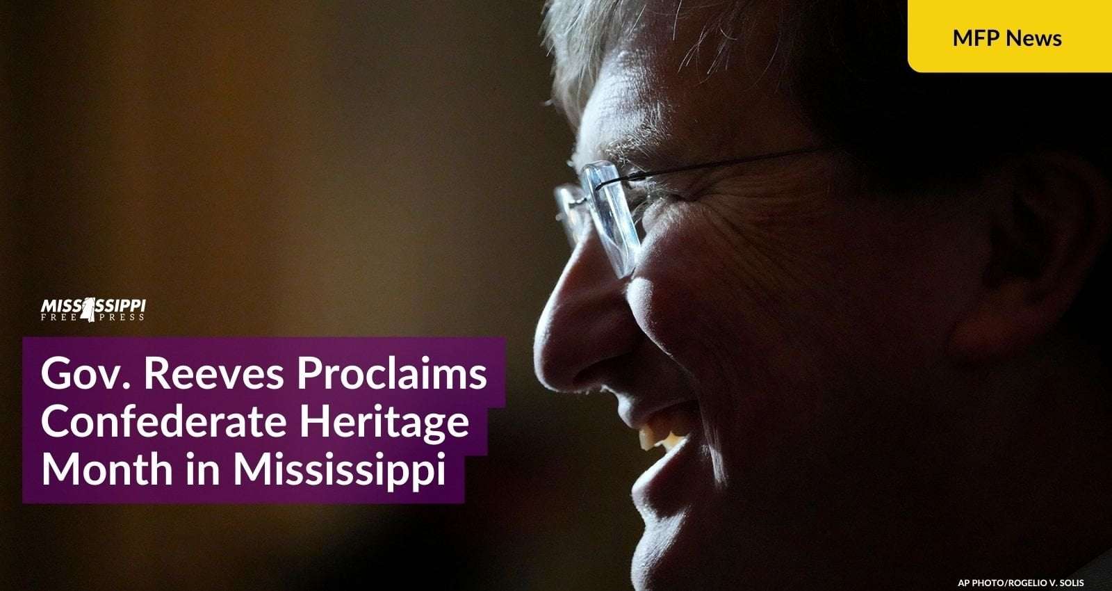 image for Reeves Proclaims Confederate Heritage Month in Mississippi