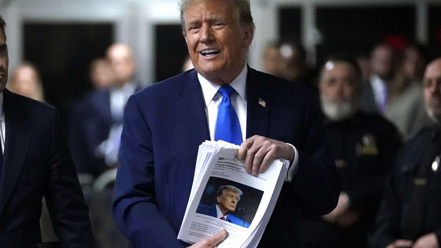 image for Twelve jurors are seated in Trump's hush money trial