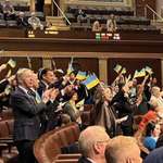 image for US Congress applauding the bill moving forward to help Ukraine