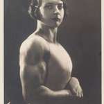 image for Luisa Leers (aka Martha Luise Krökel 1909-1997) Aerealist, Acrobat poses for a photo in 1925-29.
