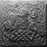image for I spent 100 hours carving Odin riding his 8 legged horse Sleipnir in stone using only hand tools.