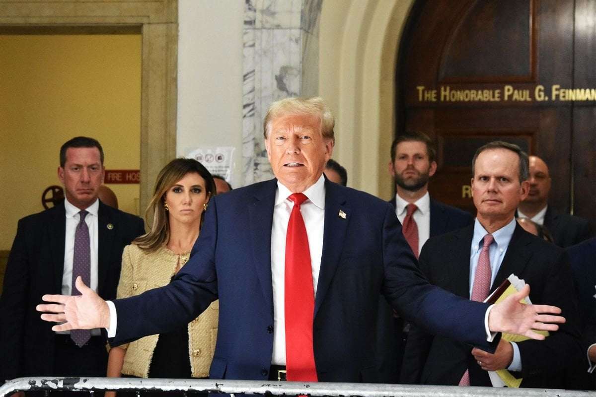 image for Trump keeps begging for a "rally behind MAGA" — but his supporters aren't showing up to court