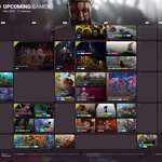 image for My friends and I made a calendar of upcoming games for May 2024