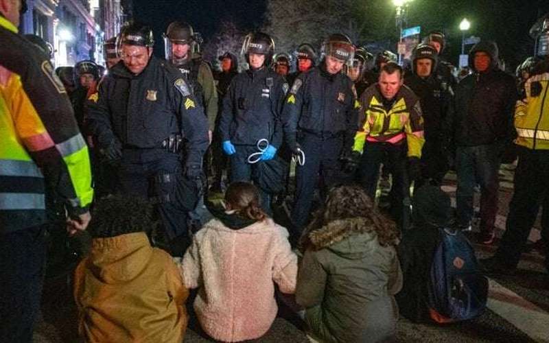 image for More than 100 protesters arrested as police clear Emerson College encampment