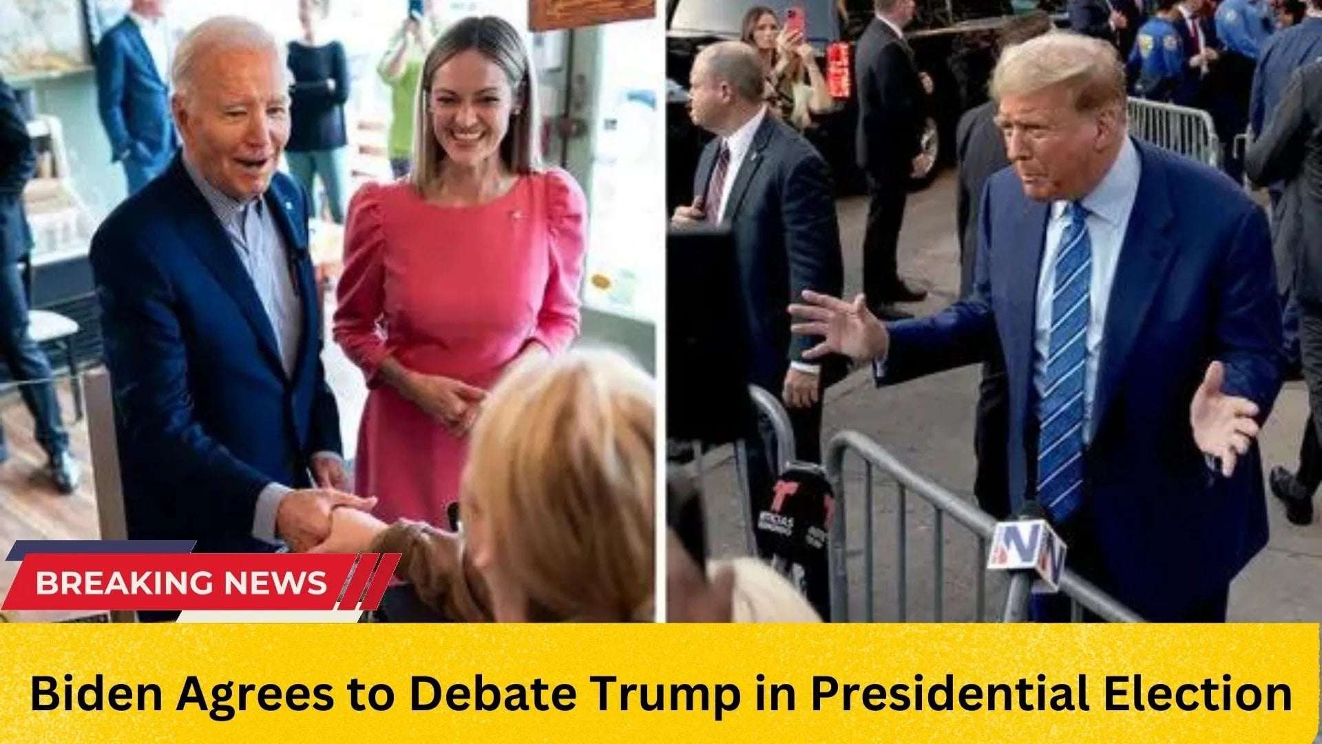 image for Biden Agrees to Debate Trump in Presidential Election
