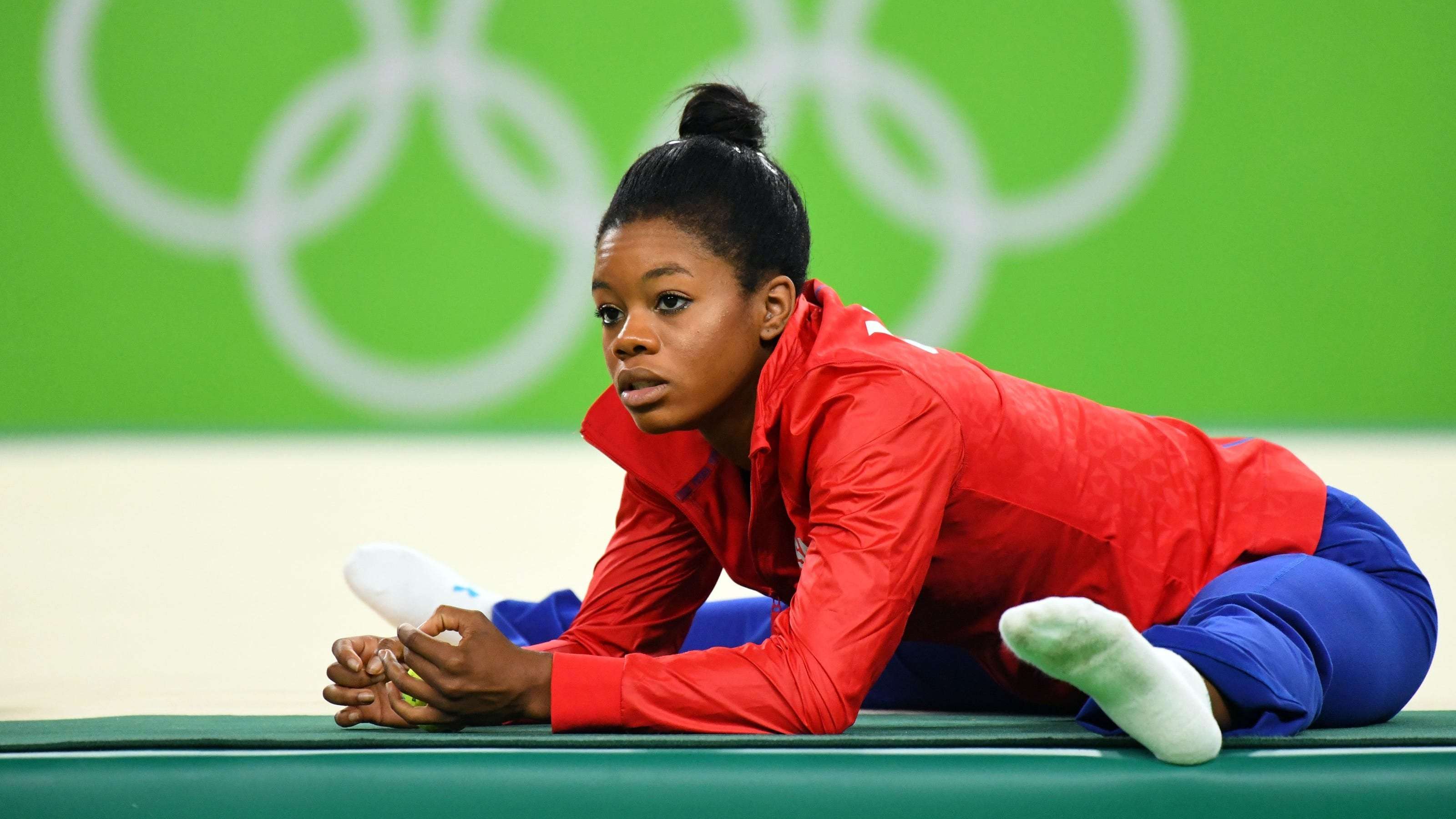 image for Gabby Douglas makes improbable gymnastics return nearly eight years after Rio Olympics