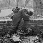 image for German soldier returns home to find only rubbles and his wife and children gone. By Tony Vaccaro