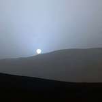 image for We are the first human beings to see a Mars sunset.