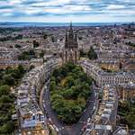 image for St Mary’s Cathedral from above. (Edinburgh)