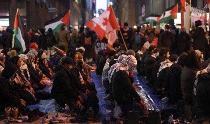 image for 'Long live October 7': Vancouver protesters praise terrorist groups