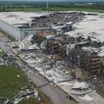 image for Tornado went through my workplace and 30,000 are without electricity.
