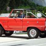 image for Sydney Sweeney driving the Bronco she restored herself